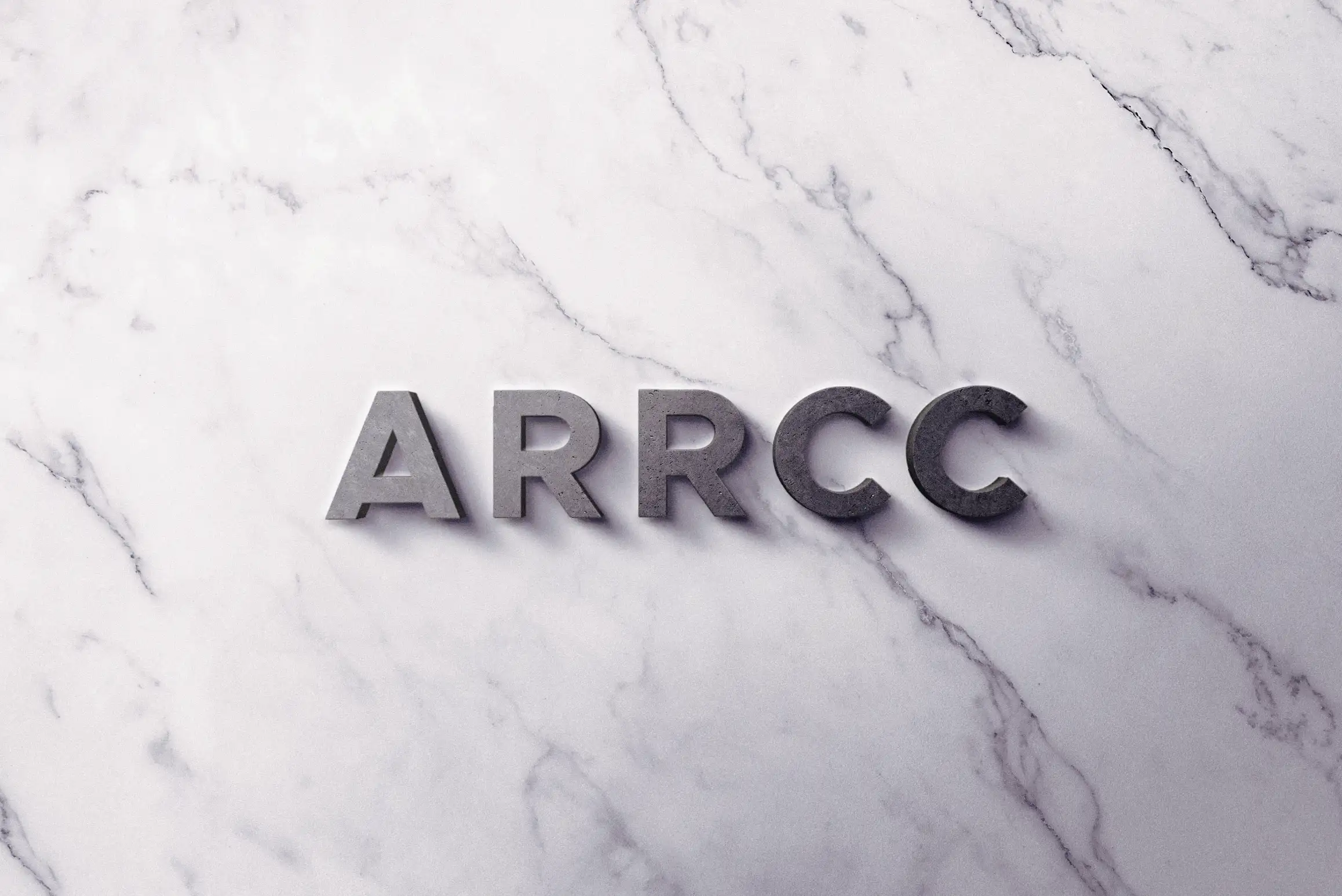 A logo for ARRCC an interior design company from Capet Town, South Africa.