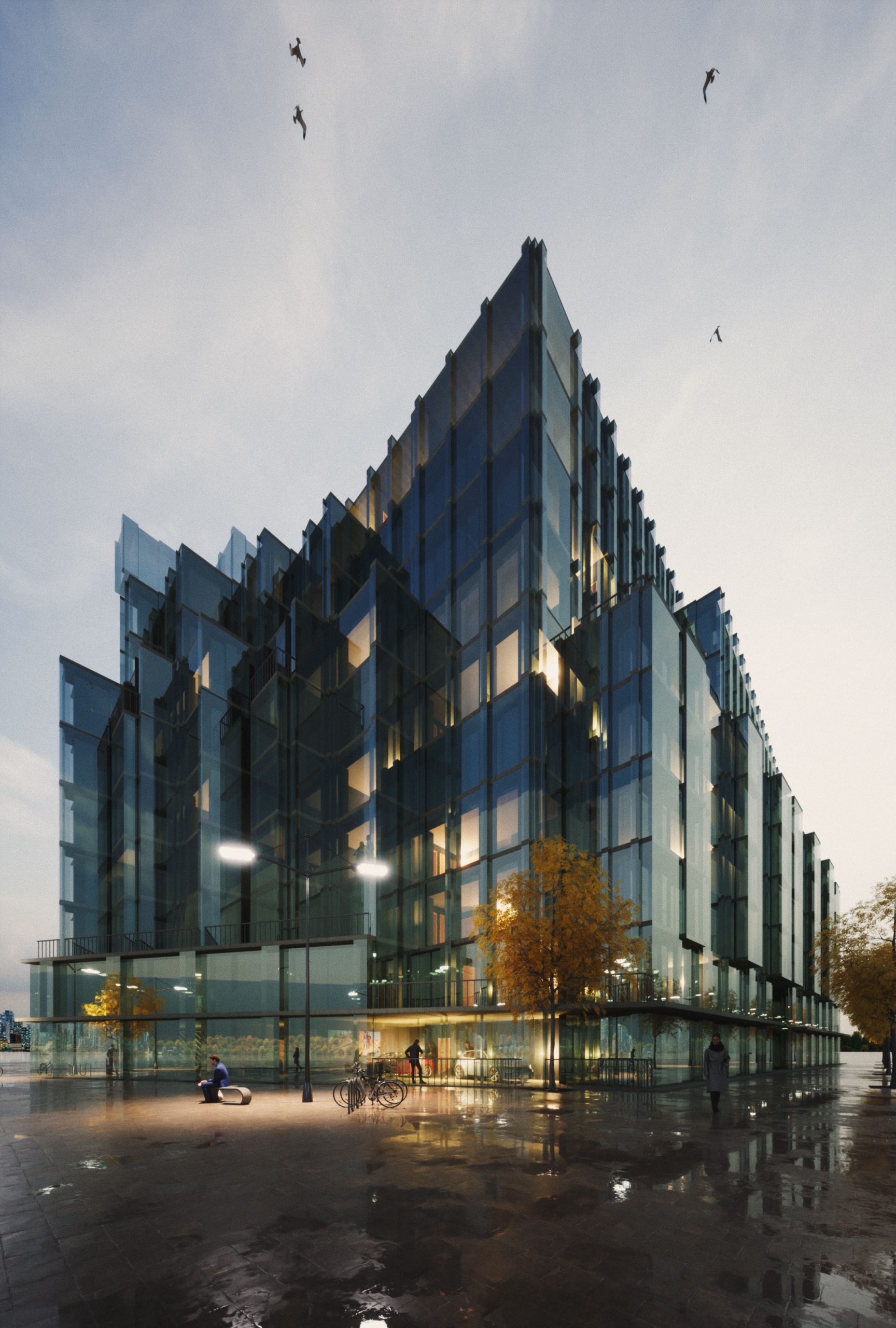 ADT Building render, London, UK.