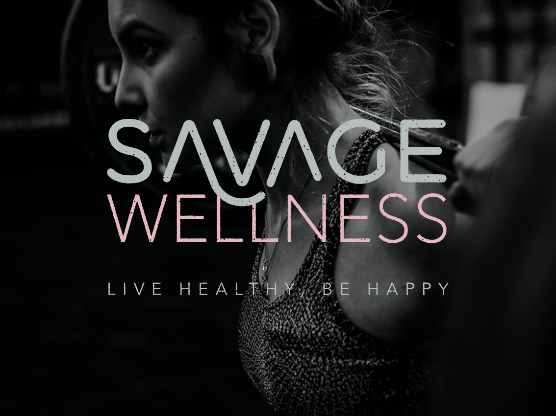 Logotype for Savage Wellness, USA.