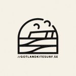 Gotland Kite and surf logo.